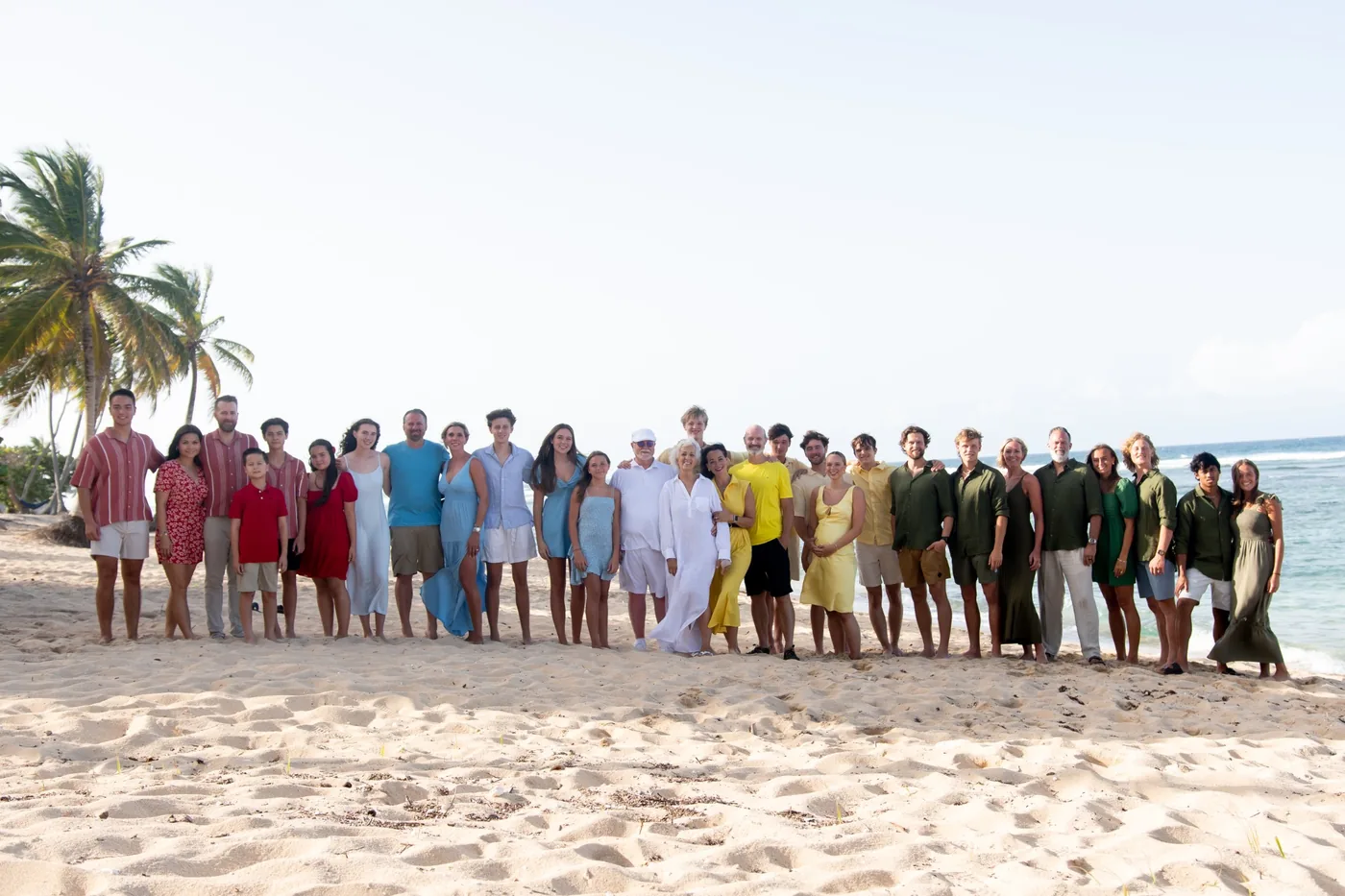 Family group enjoying time together on a luxury trip